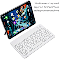 Pikkukuva 3 / 4: Bluetooth-näppäimistö, Ultraohut Ladattava Langaton Bluetooth-näppäimistö iOS:lle, Androidille, Windowsille ja Macille Yhteensopiva iPadin, iPad Pron, iPhonen ja