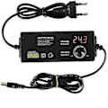 Miniatyrbillede 1 af 4: 3-36V 60W Strømadapter Justerbar Spændingsadapter LED-display Skiftende Strømforsyning EU-stik til LED-lysstrimmelmotor