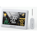 Miniatyrbild 1 av 6: BALDR ny Wi-Fi smart färgskärm väderstation gateway APP realtids väderprognos