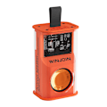 Miniatyrbild 1 av 2: 2-pack transparent mecha-stil trådlös Bluetooth-högtalare liten stålkannon skrivbordshögtalare färgglad subwoofer bärbar kortläsare