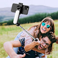 Pikkukuva 3 / 5: Langaton Selfie-tikku Tripod-jalusta valolla Bluetooth-kaukosäätimellä Laajennettava Tripod iPhone- ja Mobiilipuhelimille Tiktok Live-lähetykseen
