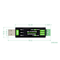 Miniatyrbild 5 av 5: USB till RS232/485 Seriell Kommunikationsomvandlare FT232RNL för Linux Android Win 11/10/8.1/8/7