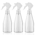 3 st 200 ml plast liten sprayflaska transparent för vattenspruta