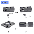 Miniatyrbilde 4 av 4: Mini Digital Turntable Stylus Force Gauge Høy presisjon 0.1G/5G LCD Bakgrunnsbelysning Blå for Lesearm
