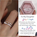 Miniatyrbillede 1 af 4: Angstring til Lindring af Angst til Datter, Ring til Datter, Angstring til Lindring af Angst til Datter fra Mor