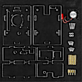 Miniatyrbillede 3 af 5: For 3B Akryl Kabinet Transparent Skal Aktiv Passiv Køler Køleblæser Varmespreder