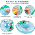 Miniatyrbild 3 av 5: Babysimring, Blå Dinosaurie Uppblåsbar Simring Barns Simtränare Lämplig för Barn 12 Månader till 6 År