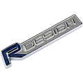 Miniatyrbillede 1 af 3: Blå Grill Badge Front Emblem Til Volvo R DESIGN XC60 V70 S60 V40 V60 C30 V50