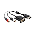 Miniatyrbilde 4 av 5: VGA-kabel for Dreamcast High Definition + 3,5 mm til 2-hann RCA-adapter