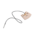 Miniatyrbillede 4 af 5: 1 stk Violinbro med indbygget Piezo Pickup til 44 Full Size Elektrisk Violin Deleudskiftning