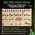 Miniatyrbilde 3 av 4: 1-pakke Hage Tre Multi-Bruk Planting Linjal Plante Multi-Bruk Frøplante Såing Guide Planting Linjal