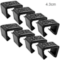 Miniatyrbilde 1 av 4: Rattan møbelklips Multipurpose Wicker Sofa Connector Festelement Holdbar Utendørs Rattan Stol Klemme-mxbc