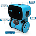 Miniatyrbilde 2 av 5: Interaktive Smarte Robotleker, Intelligente Robotleker For Barn, Jenter & Gutter Robotleker 3-9 År Gamle, Stemmestyring & Berøringssans, Dans &-
