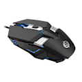 Miniatyrbilde 4 av 4: m12 kablet matt RGB mus notebook desktop firefargesirkulasjon pustende 6D