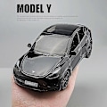 Miniatyrbillede 4 af 5: 1/24 Skala Tesla Model Y Støbt Legering Legetøjsmodel Bil Simulation Med Lyd Lys Træk Tilbage Funktion Samling Drenge Legetøjsgaver