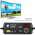 Miniatyrbillede 3 af 4: 3-36V 60W Strømadapter Justerbar Spændingsadapter LED-display Skiftende Strømforsyning EU-stik til LED-lysstrimmelmotor