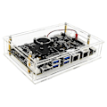 Miniatyrbillede 1 af 5: Til Banana Pi -F3 Akryl Kabinet Transparent Beskyttende Skal med Køleventilator til Banana Pi -F3 Deve
