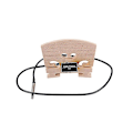 Miniatyrbillede 1 af 5: 1 stk Violinbro med indbygget Piezo Pickup til 44 Full Size Elektrisk Violin Deleudskiftning