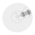 Pikkukuva 3 / 5: Kalibrointilevy Fonografi Kohdistus Protractor Fonografi Levysoitin