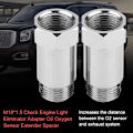 Miniatyrbillede 5 af 5: O2-sensorafstandsholder, iltsensorafstandsholder, 2 stk. 45 mm M18 1,5 Check Engine Light Eliminator Adapter