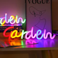 Miniatyrbillede 2 af 3: Ny LED Have Neon Form Lys Natlys Kreativ Soveværelse Dekorativt Lys