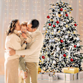 Miniatyrbilde 4 av 5: Julekule Ornamenter-dekorert Julekule Blå C-mxbc