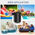 Miniatyrbilde 2 av 6: 5200mAh oppladbar bærbar mini luftpumpe/deflasjonspumpe, egnet for utendørs camping, oppblåsbare matter, oppblåsbare senger, svømmebasseng