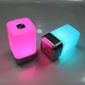 Miniatyrbilde 4 av 5: 1 stk, USB soloppgang og solnedgang vekkerklokke, fargerikt stemningslys, berørings nattbordslampe, barneklokke, bordlampe, LED nattlys