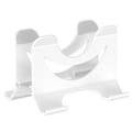 Miniatyrbild 1 av 5: Vertikalt Laptopställ Skrivbordshållare Notebook Dock Utrymmesbesparande för /// för Chrome Book Vit