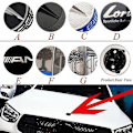 Pikkukuva 1 / 2: 57 mm:n auton etumerkin logo Amg W211 W205 W212 W213 W123 W176 W201 W210 W202 Glc Gla Glb Gle Cla Cls -tarvikkeet