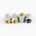 Pikkukuva 1 / 4: 4kpl Metalliset Creactive Auton Pyörän Rengasventtiilin Suojukset Auton Koriste Tarvikkeet Ferrari Aasi Autoille