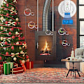 Miniatyrbillede 3 af 5: 2 stk. Kulilte Detektor Alarm Ny Fotoelektrisk Sensor 85dB Lydadvarsel LCD Digital Display Hjem Indendørs CO Forgiftnings Sirene