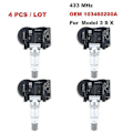 Miniatyrbild 3 av 5: 1 Set med 4 Tpms 433mhz Däcktryckssensorer för Model S Model X Model 3 1034602-00-a 103460200a
