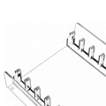 Miniatyrbilde 3 av 5: Passer for / Spilldisk Oppbevaringsstativ Displaystativ Akryl Spilldiskholder Svart