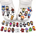 Pikkukuva 4 / 4: 30 kpl Marvel-sankareiden teemaiset Crocs-kengät Sandaalit Kengät Syntymäpäivälahja Kengät Tarvikesarja