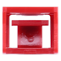 Miniatyrbild 4 av 5: 100 st Röda RJ45 Port Ethernet LAN Hub Dammskydd Plugg Lock Blockout Skydd med Egen