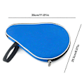 Miniatyrbilde 3 av 4: Racketbæreveske med ball-oppbevaringslomme Bordtennisracketveske Deksel Vanntett innerforing Beskyttelse