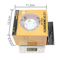 Miniatyrbilde 2 av 2: V16 blinkende lys LED hvitt lys nødblinkgul lys bilvarsellys trafikkblinklys med batteri bunn sterk magnet