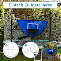Miniatyrbilde 3 av 5: Trampoline basketballstativ, universal brett, minibasketballstativ, trampoline basketballtilbehør (med minibasketball), trampoline