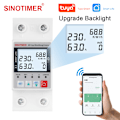 Miniatyrbild 5 av 5: Tuya WIFI fjärrkontroll överspänning, underspänning, strömbegränsning, läckage, överhettningsskydd, automatisk återinkoppling av ström