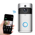 Miniatyrbild 2 av 3: WiFi Smart Hemdörrklocka Fjärrövervakning Intercom Dörrklocka V5 Infraröd Induktion Nattseende Videodörrklocka