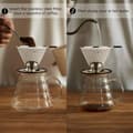 Miniatyrbilde 4 av 5: Kaffefilter i rustfritt stål med dobbel nettingfilter