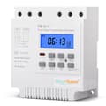 TM613 Bakgrundsbelyst Intelligent Trefas Timer Switch/Mikrodator Tidkontroll Switch/Vattenpump Timer Switch 380V