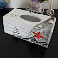 Miniatyrbillede 3 af 5: Style Marine Series Kleenexboks Papirhåndklædeholder Toiletpapirholder Træ Kleenexboks