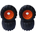 Miniatyrbilde 3 av 5: All Terrain Off Road Skateboard Longboard Hjul Veidemping Hjul Dance Board Runde (sett med 4)