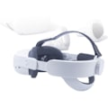 Miniatyrbillede 2 af 6: Hovedbøjle til Oculus Quest 2 3 plastik Hvid