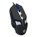 Miniatyrbilde 3 av 4: m12 kablet matt RGB mus notebook desktop firefargesirkulasjon pustende 6D