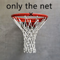 Miniatyrbild 5 av 5: Basketbollnät för utomhusbruk, tungt, 12 ringar, tävlingsstandard