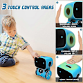 Miniatyrbilde 3 av 5: Interaktive Smarte Robotleker, Intelligente Robotleker For Barn, Jenter & Gutter Robotleker 3-9 År Gamle, Stemmestyring & Berøringssans, Dans &-