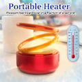 Miniatyrbilde 4 av 5: 2 stk. Bærbar kinetisk mini-varmer, automatisk roterende mini solar kinetisk varmer dobbel ring